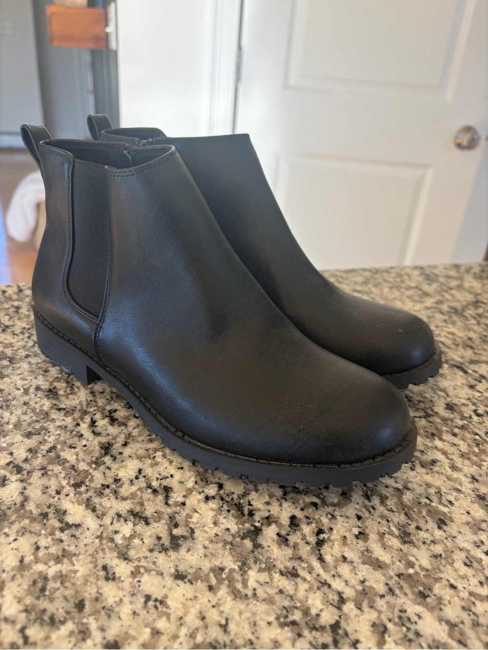 Women’s Black Ankle Boots - Classic Slip-On Style